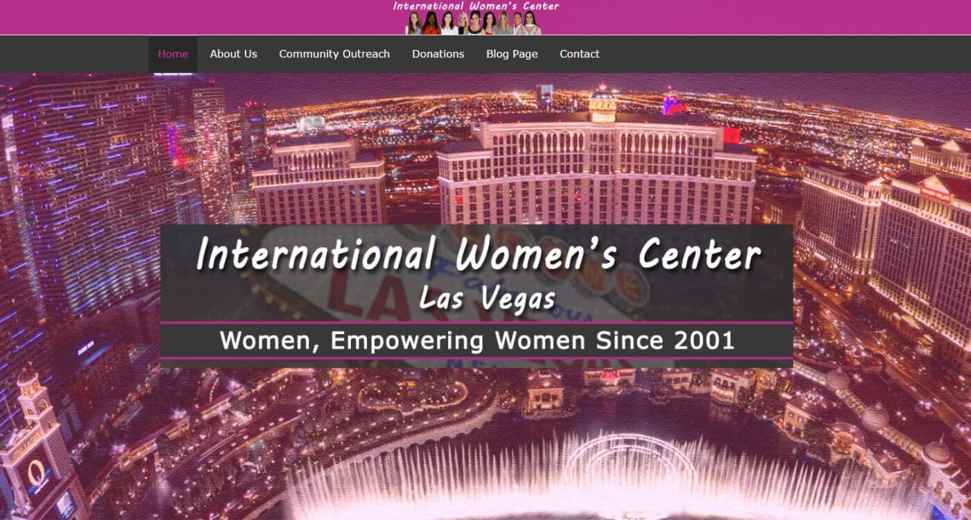 IWC Non Profit Website Homepage
