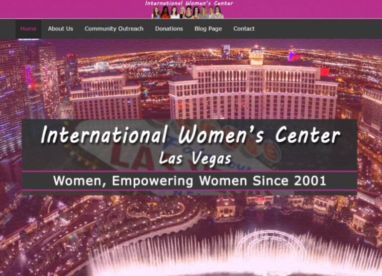 IWC Non Profit Website Homepage feature