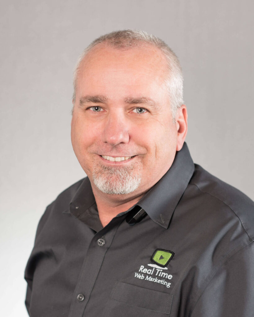 about real time web marketing photo of owner, mike