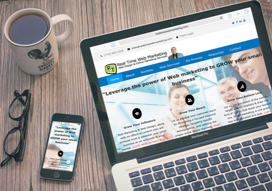 web design mobile ready hero image