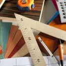 My Process | image of design tools laying on a desk